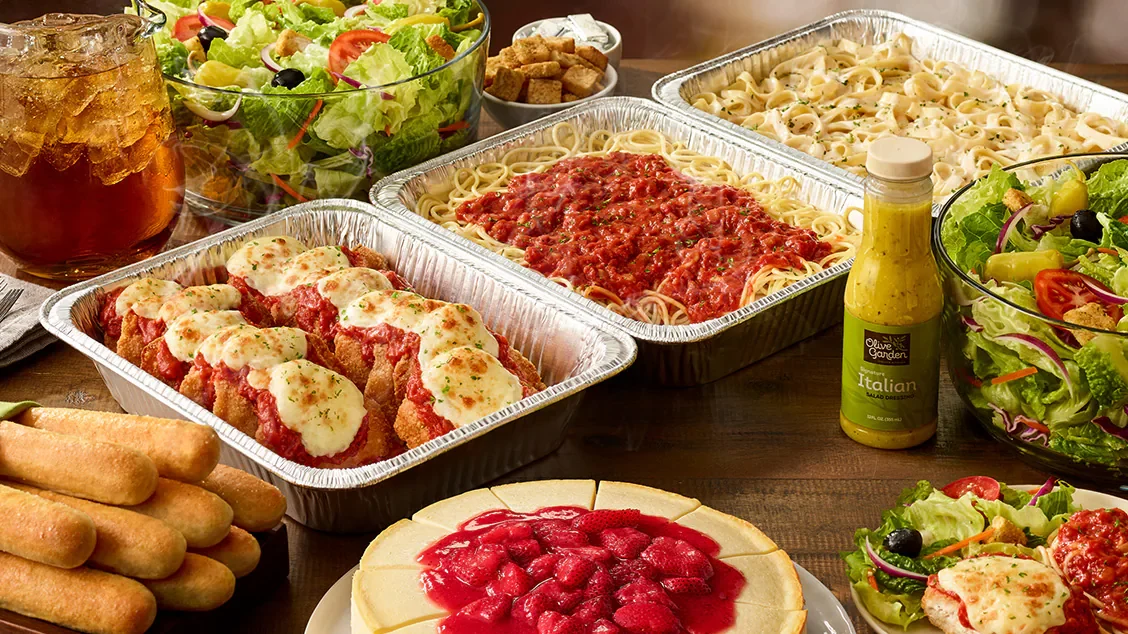 Olive Garden food delights bestsellers and specials