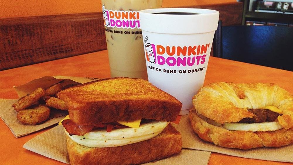 Dunkin Donuts sanwiches prices and menu