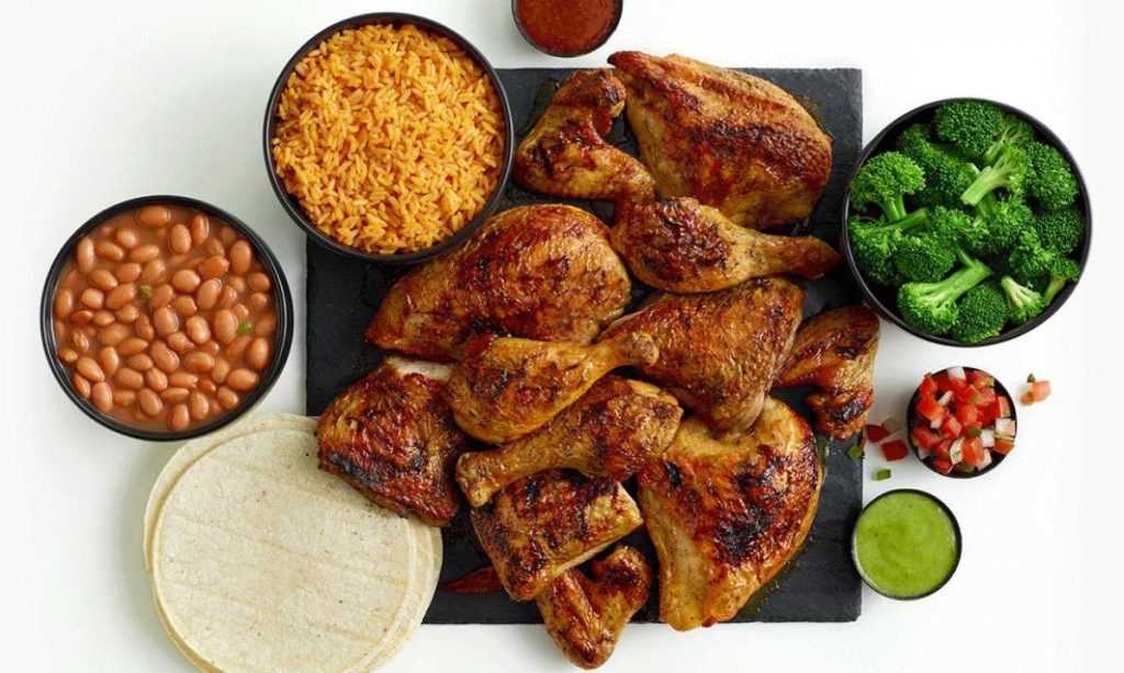 El Pollo Loco chicken grill with prices
