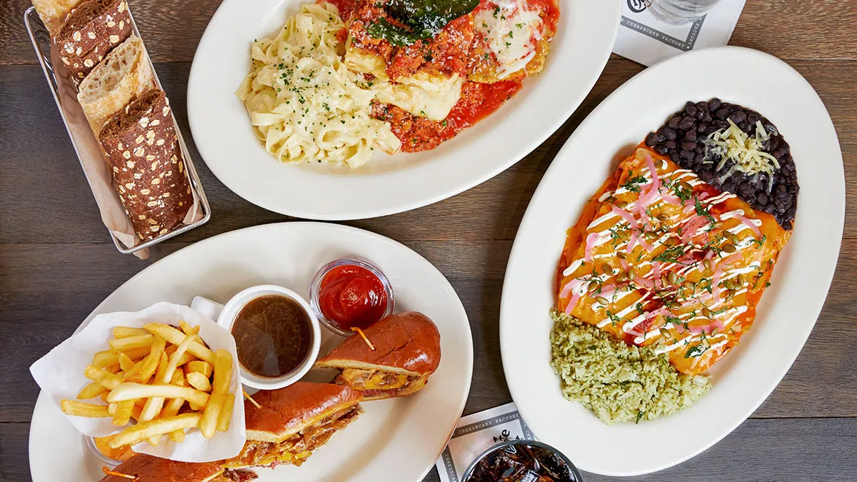 Cheesecake Factory spring menu specials