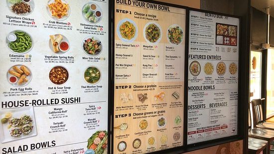 Pei Wei Menu With Prices and pictures