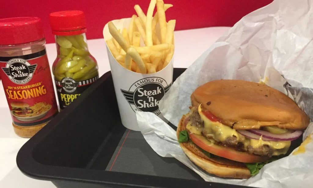 Steak And Shake Food fried burgers