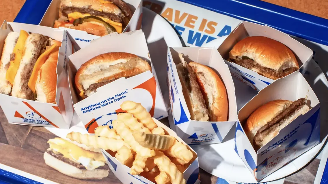 White Castle sliders pictures with prices mentioned