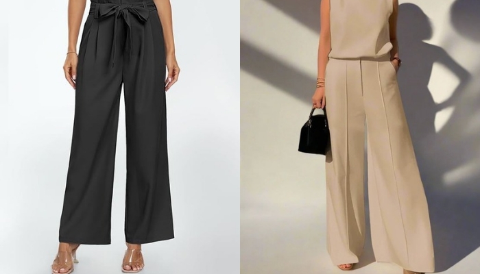 Wearing Wide-Leg Pants with Loose Tops